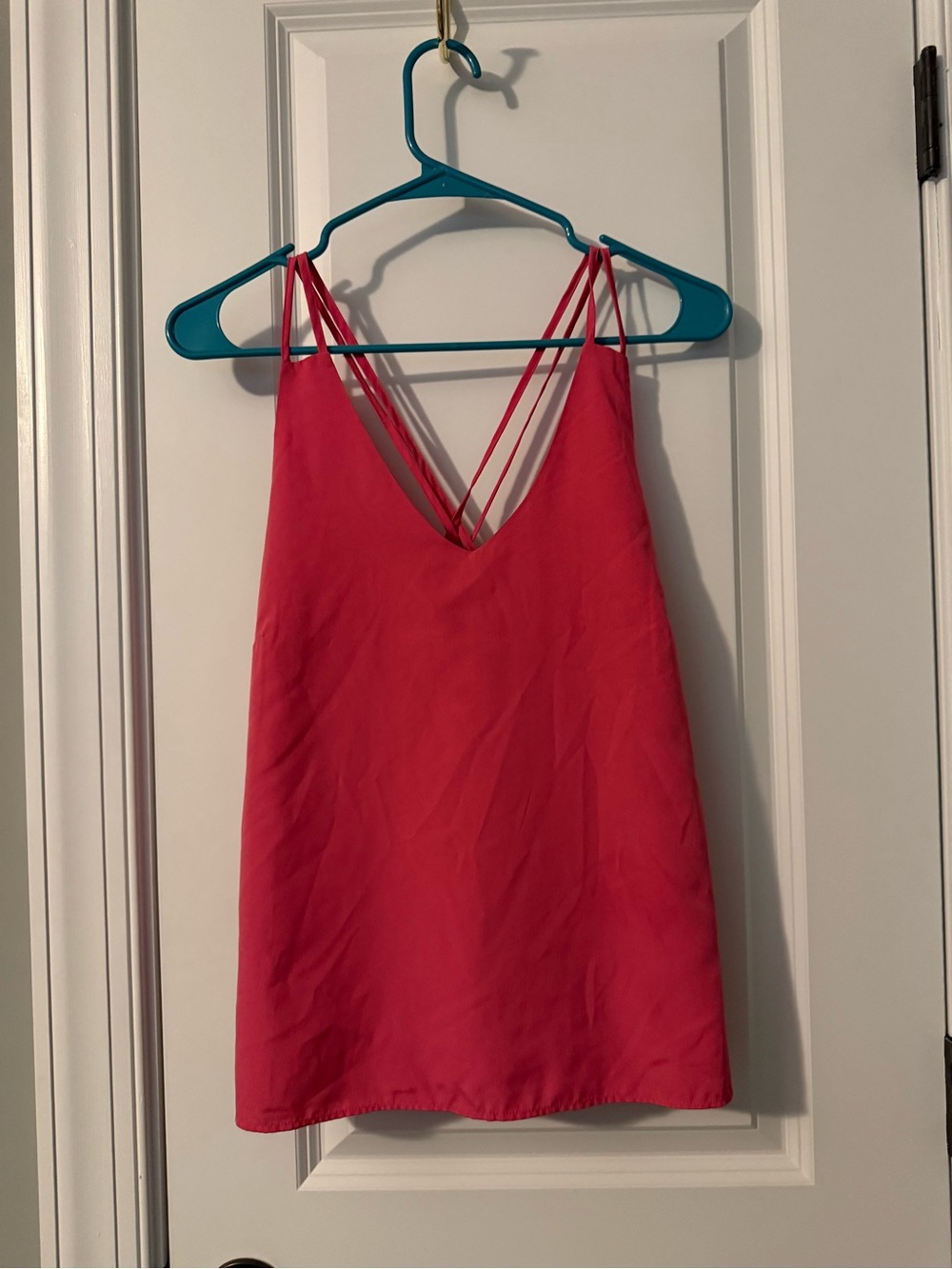 Women’s Pink Strappy Tank Top